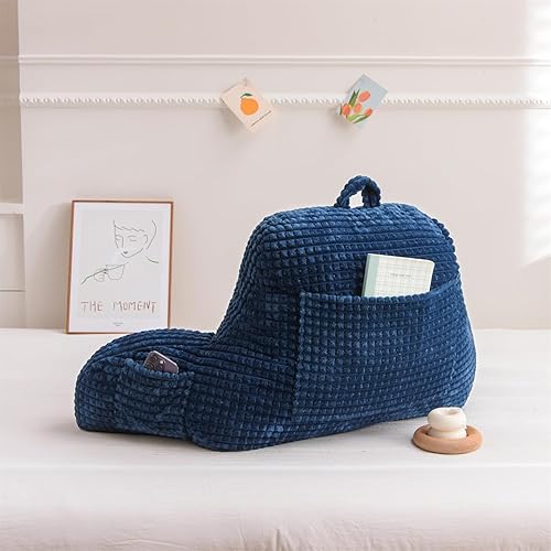 Miniatura 4 de Holawakaka Almohada de lectura para adultos con brazos, almohadas de respaldo para lectura y descanso para sentarse en la cama, descansar en cama,