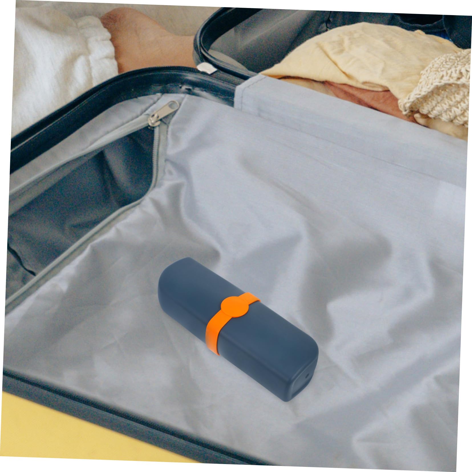 Baluue 5pezzi Porta Spazzolino Da Viaggio Contenitore Per Dentifricio e Spazzolino Design Compatto e Pratico Per Campeggio Hotel e Uso Quotidiano
