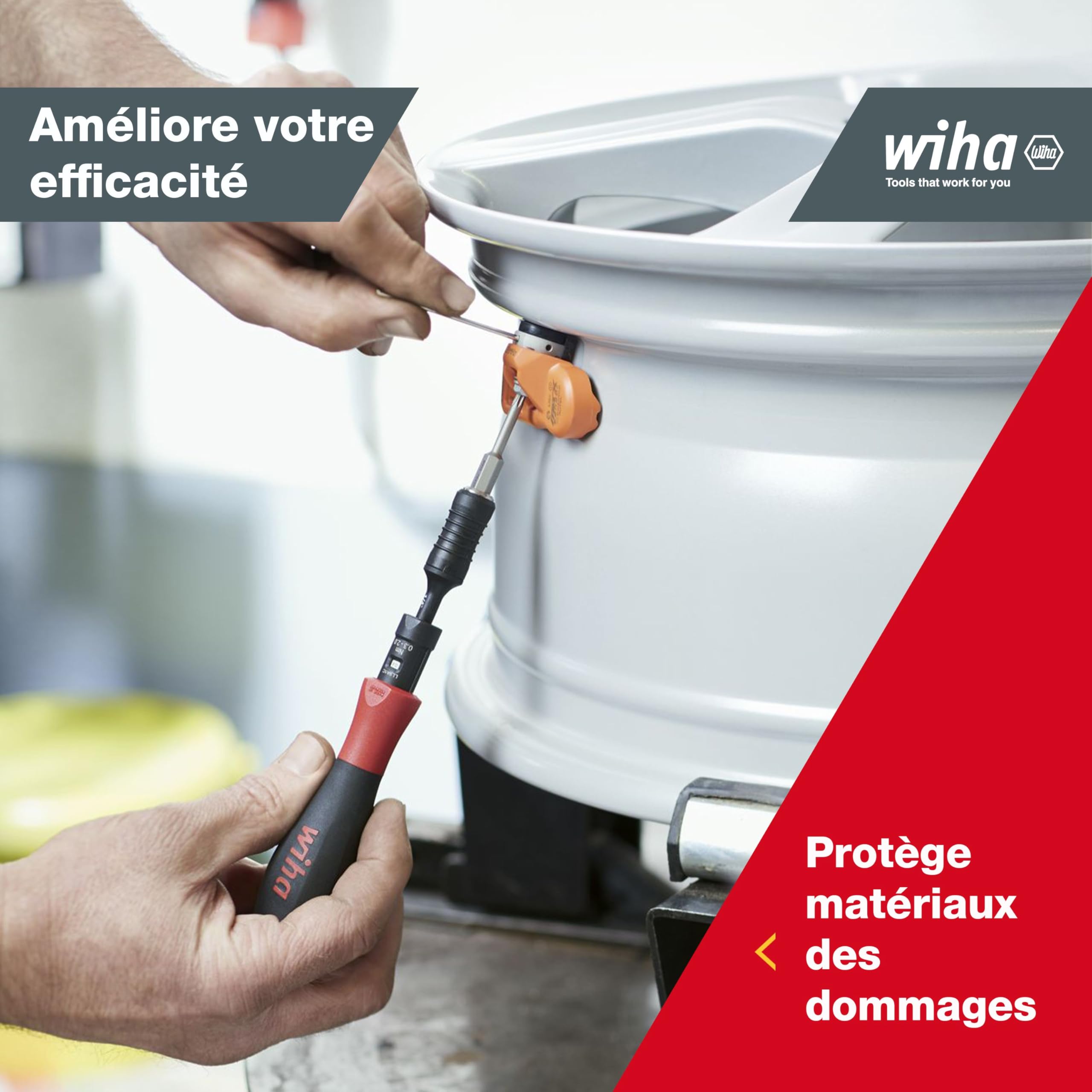 Wiha 2852S10 TorqueVario-S Torque Screwdriver Set 13 Piece | (26893) TorqueVario®-S, Pozidriv TORX® hex Phillips I with adjustment tool I ergonomic screwdriver handle