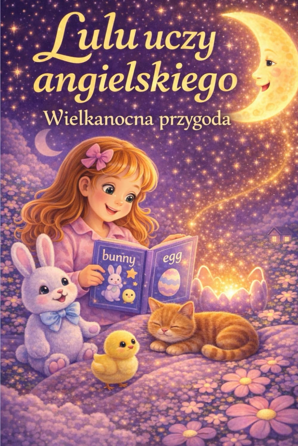 Lulu uczy angielskiego: Wielkanocna przygoda: Magiczna bajka na dobranoc, która pomaga dzieciom uczyć się pierwszych słówek po angielsku