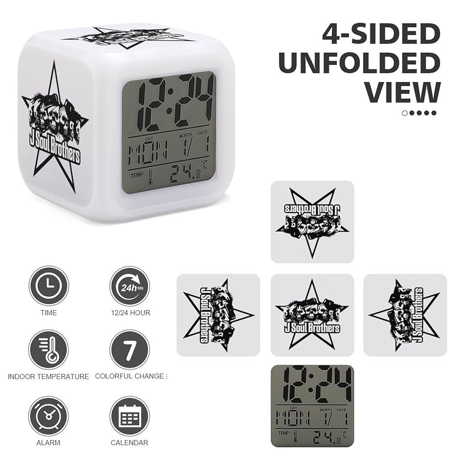 三代目 J Soul Brothers - 三代目JSB 目覚まし時計 Amazon.co.jp: 目覚まし時計 三代目 J Soul Brothers 置き時計