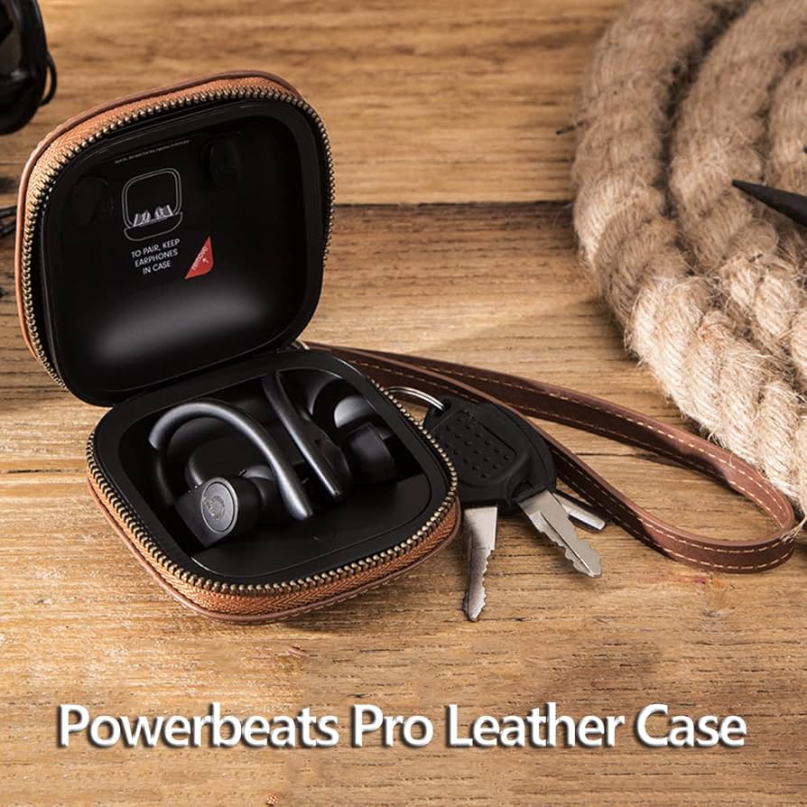 PowerBeatsProブラック、PowerBeatsPro保護ケース Amazon.co.jp: Powerbeats Pro用レザー保護ケースカバー