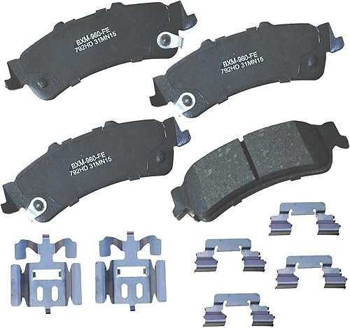 Vista 290 de Bendix Premium SBM8 - Pastillas de freno semimetálicas Premium para modelos seleccionados Buick Special, Camaro, Corvette, Phaeton, Olds F85, Vista