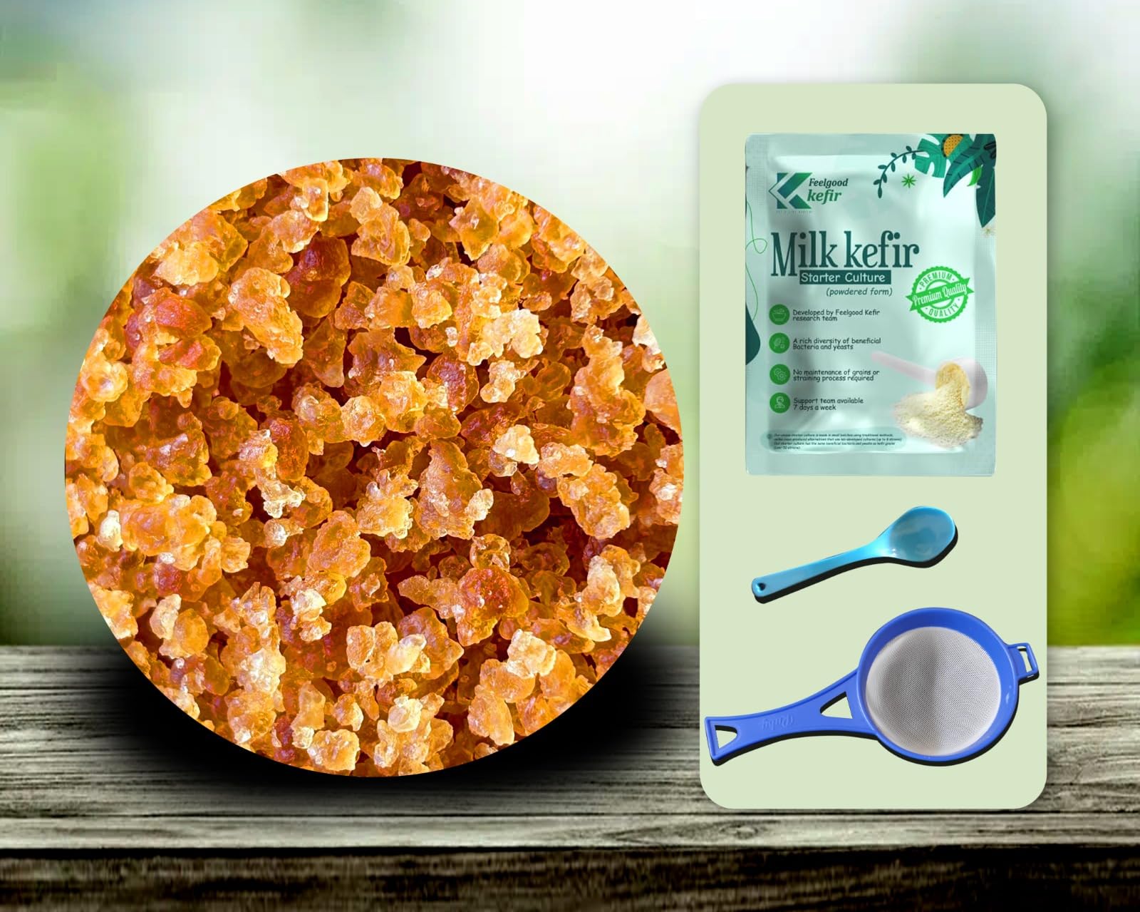 Buy Feelgood Kefir™ DeHydrated Water Kefir Grains (Around 50 grams