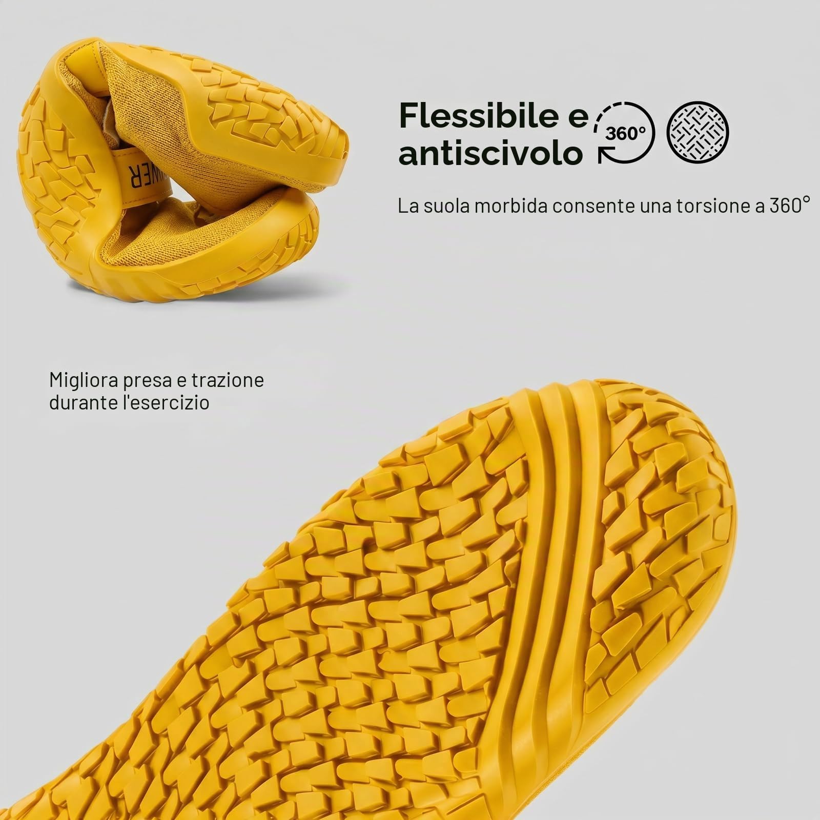 MANUEKLEAR - Scarpe da Sollevamento Pesi per Uomo e Donna, Scarpe da Squat per Sollevamento Pesi, Fitness, Cross-Trainer a Piedi Nudi, Palestra
