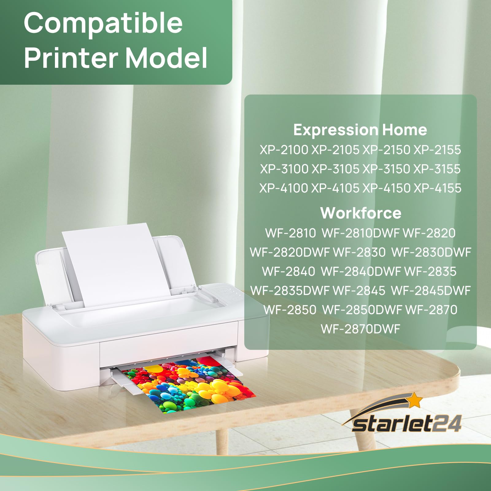 Starlet24 10x 603XL Cartucce Compatibili per Epson 603XL 603 Cartucce per Epson Expression Home XP-3105 XP-2100 XP-2105 XP-4100 XP-4105 Workforce WF-2830 WF-2810 WF-2835 WF-2850