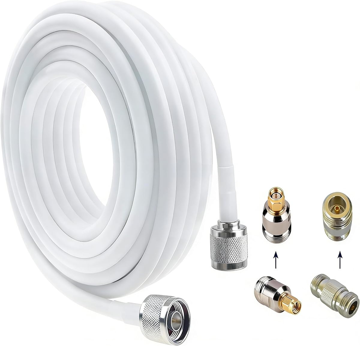 N Male to N Male Coaxial Cable 50ft