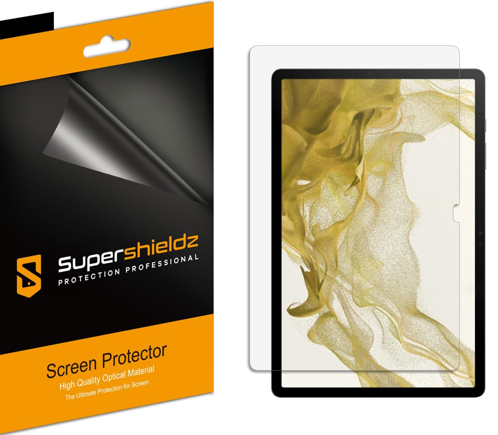 Supershieldz (3 Pack) Designed for Samsung Galaxy Tab S10 Plus / S9 Plus (12.4 inch) / Tab S9 FE Plus (12.4 inch) Screen Protector, High Definition Clear Shield (PET)