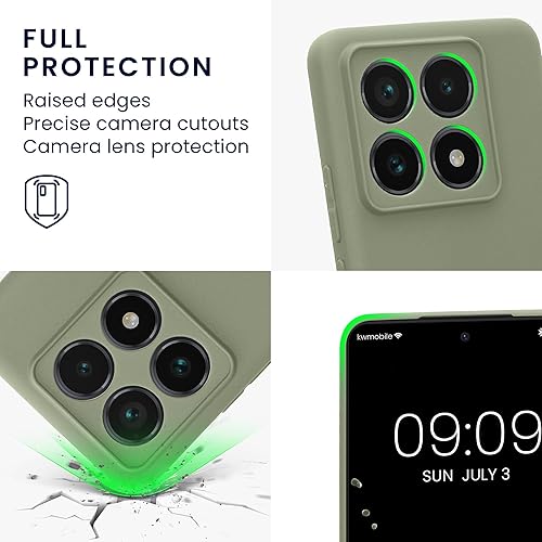 Vista 484 de kwmobile Funda compatible con Xiaomi Redmi Note 11 / Note 11S - Funda protectora de silicona TPU suave y delgada - Azul Báltico Azul (Baltic Blue)