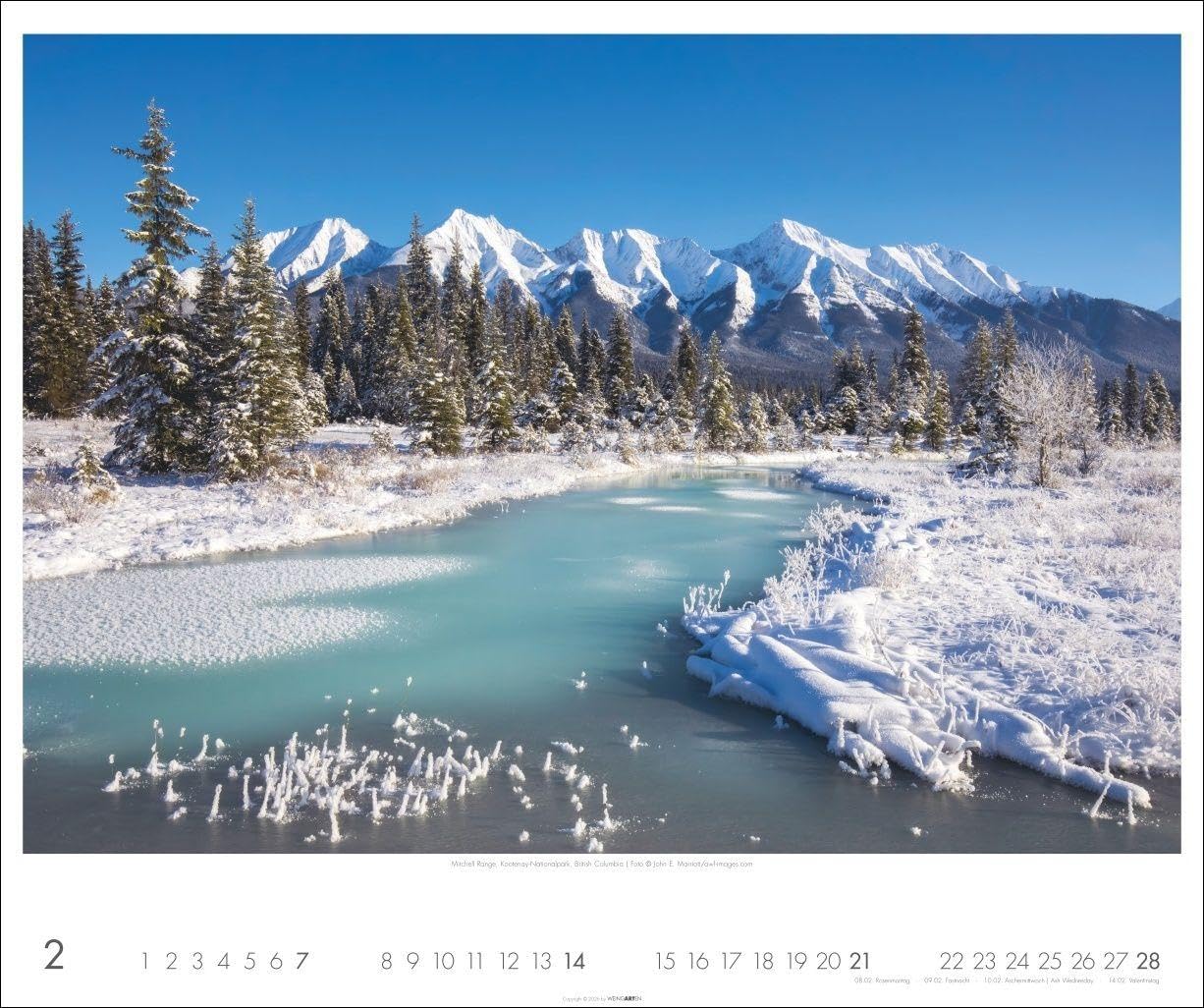 Kanada Kalender 2027 - Der Ruf der Wildnis: Der Ruf der Wildnis. Großer Foto-Wandkalender mit faszinierenden Bildern der kanadischen Weite. 55 x 46 cm. Querformat