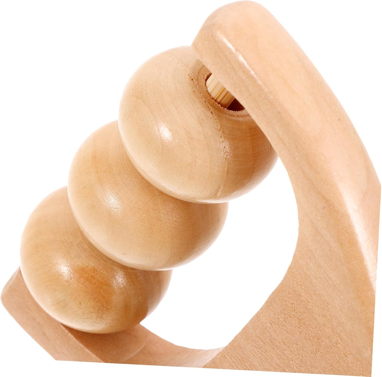 NOLITOY 3sets Massage Roller Hand Massager Tool Manual Massager for Legs Hip Foot Wood Roller