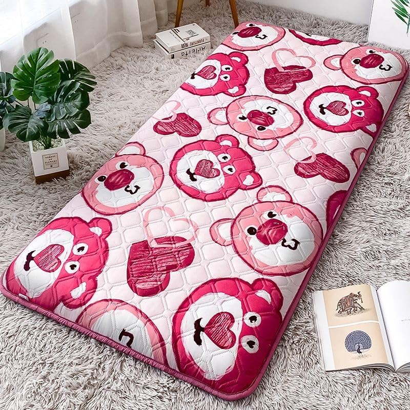 ZYHBBGXFC-XM Portable Japanese Futon Mattress, Twin Size Tatami Floor Mat, Foldable Camping Mattress, Kids Sleeping Pad(Color:Type B,Size:0.9 * 1.9m)