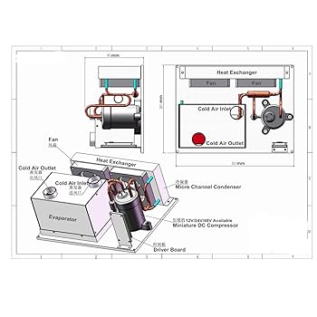Amazon.com: 12V Compact Refrigeration Cooling Systems Air