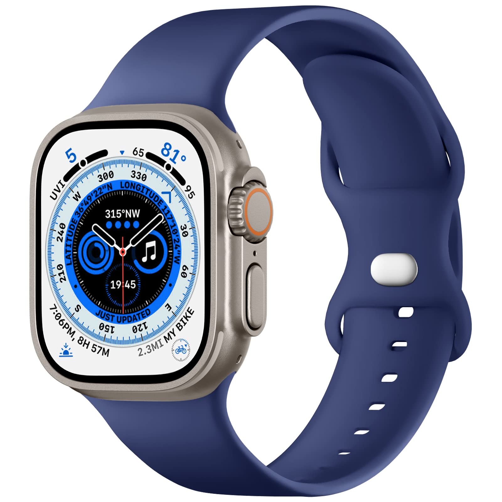 CeMiKa Compatible with Apple Watch Strap 41mm 40mm 38mm 42mm, Silicone Sport Band Replacement Straps Compatible with Apple Watch Series 11 10 9 8 7 6 5 4 3 2 1 SE SE3/iwatch Strap, Black — view 30