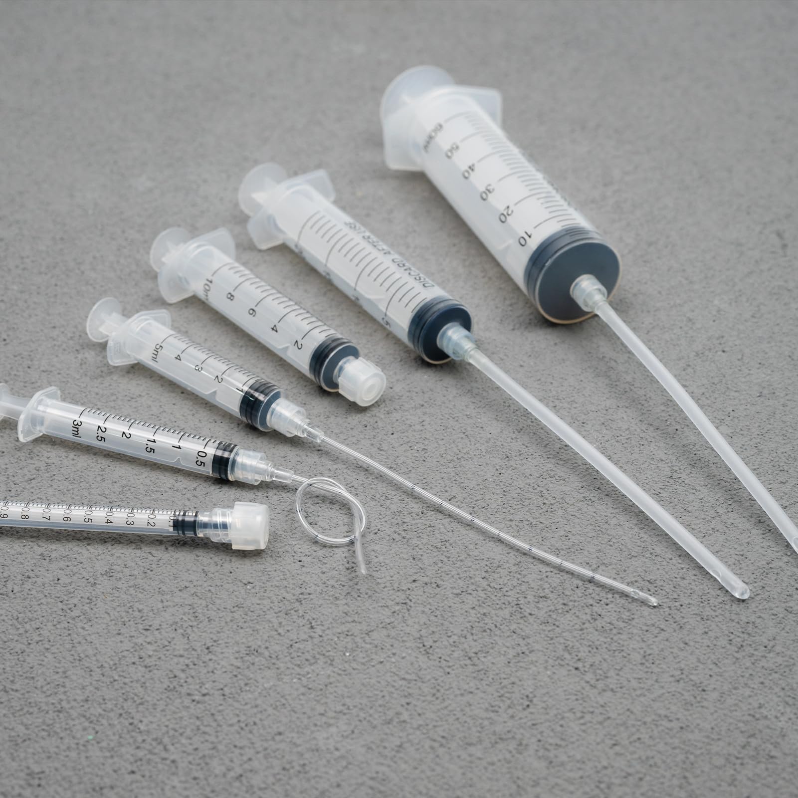20ml Luer Lock Syringe with Cap and Soft Plastic Tube, Pack of 30 — Amazon image 8
