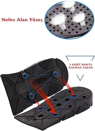 Gizli Boy Uzatma Tabanlık, Boy Uzatıcı Tabanlık, Ayakkabı İçi Topuk Yükseltici 5 cm, Siyah, Unisex