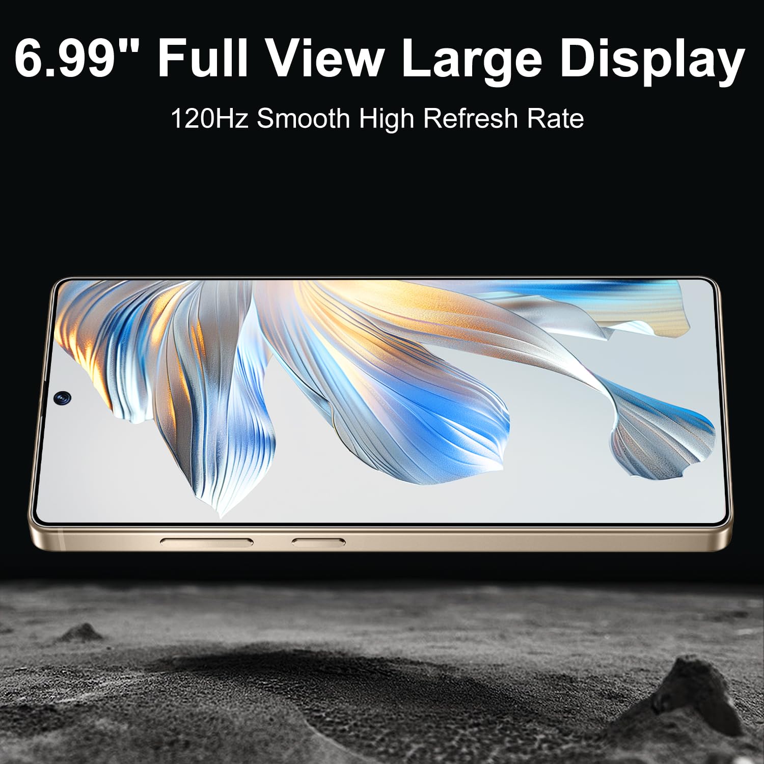 BXV I25 Ultra 16+512GB Smartphone - 7000mAh Battery, 6.99-inch Display, Built-in Pen, Android 14, Snapdragon 8 Gen3, 68MP+108MP Camera Outperform Competitors in Speed & Power (Desert Titanium)