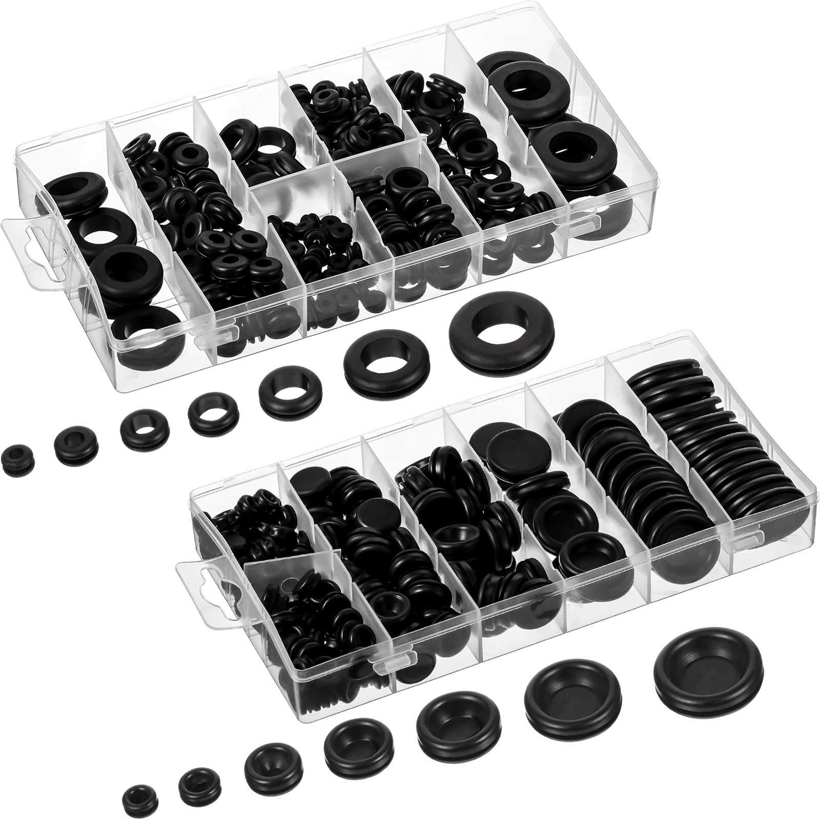 Buy 350 Pieces Rubber Grommet Assortment Kit Firewall Hole Plug