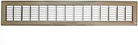 Vista 1 de HVAC Premium 4" X 30" or 30" X 4" Heavy Duty Walkable Floor Grille - Fixed Blades Air Grille - Brown [Outer Dimensions: 5.75 X 31.75]