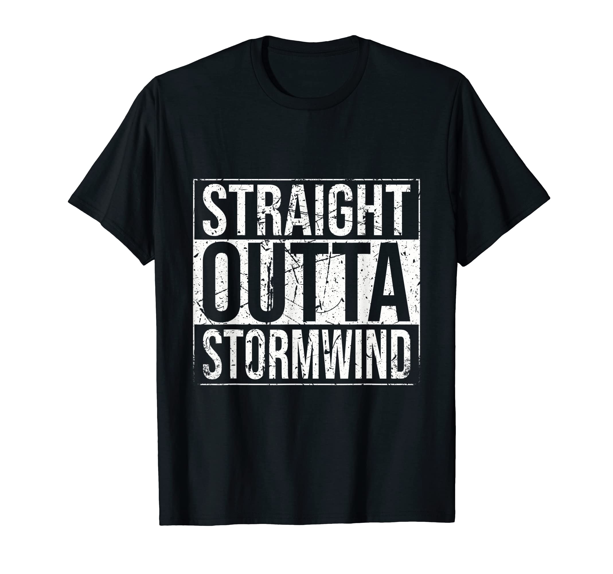 Straight Outta Stormwind WoW Alliance Gamer Gift Vintage T-Shirt
