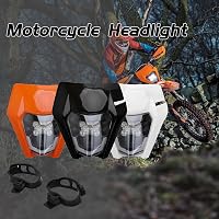 JFG RACING LED motoros fényszóró univerzális fekete enduro cross dirt bike 6