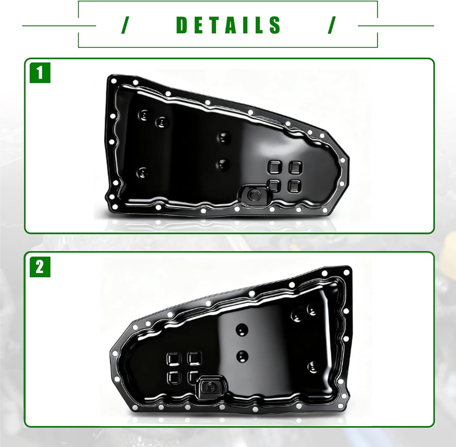 Transmission Oil Pan & Drain Plug Compatible with Nissan Altima 2013-2019 Juke 2015-2017 NV200 2014-2016 Rogue 2014-2019 Rogue Sport 2017-2019 X-Trail 2015-2019 and with CVT Trans Replace 3139028X0A