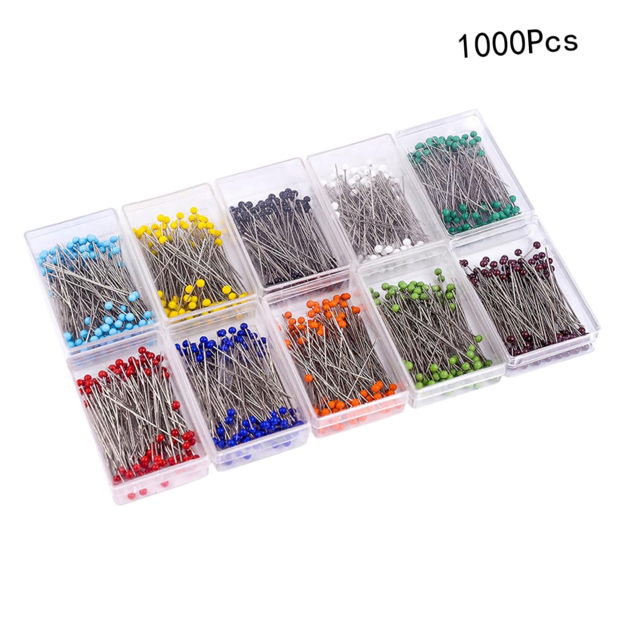 ARTIBETTER 100pcs Glass Pearlized Head Ball Sewing Pins 38mm DIY Crafts Jewelry Dress Making - Image 5