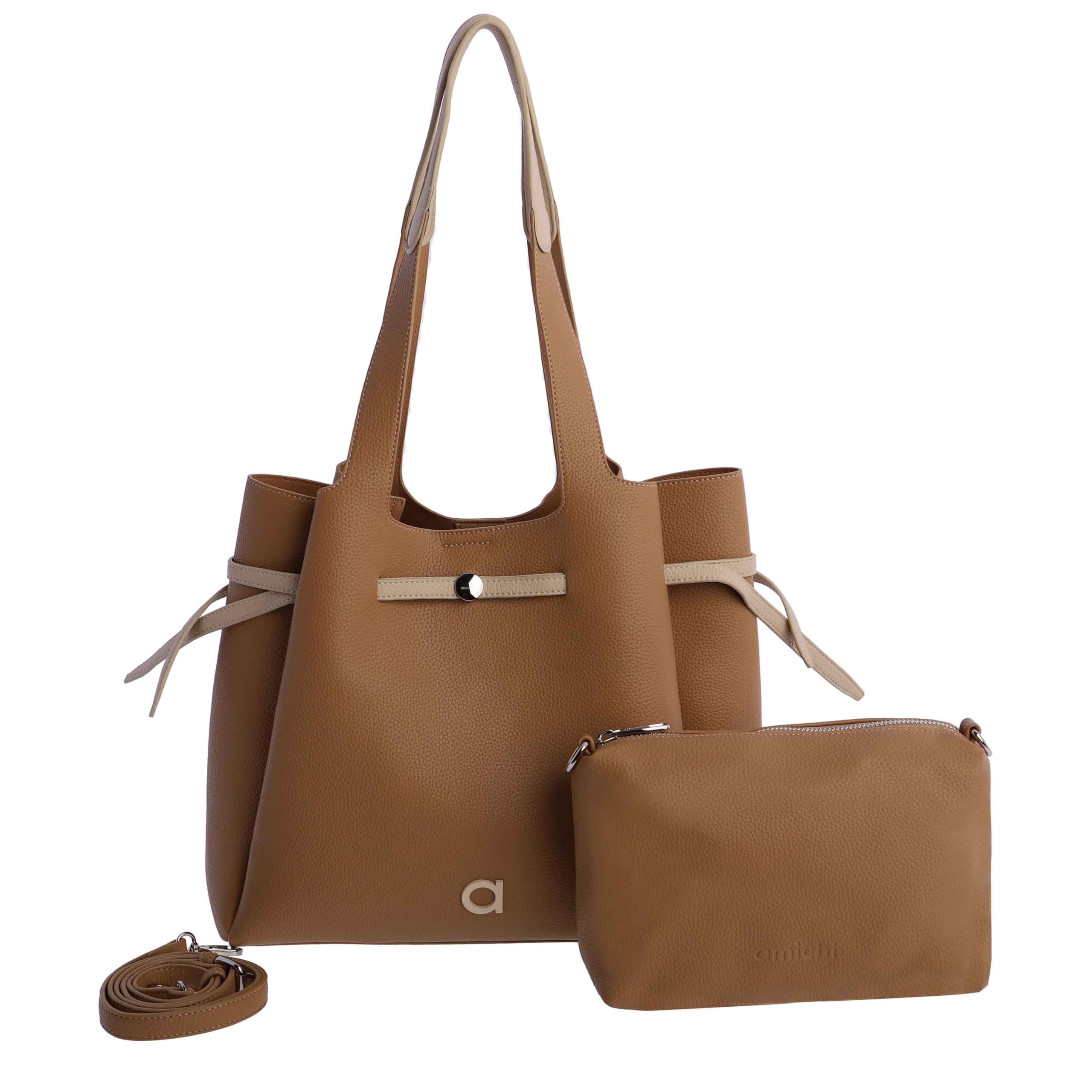AMICHI - Bolso Shopper para mujer - Bolsos mujer de hombro ligeros para verano | Ideal para uso diario, compras y escapadas Ofren