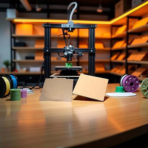 Miniatura 5 de Placa de acero magnética de construcción placa de acero de 7.874 x 7.874 in de doble cara PEI Primavera para accesorios de impresora 3D