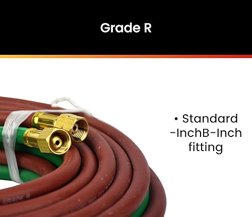 Miniatura 3 de Hot Max 24112 Manguera de oxiacetileno de 316 pulgadas por 25 pies, grado R