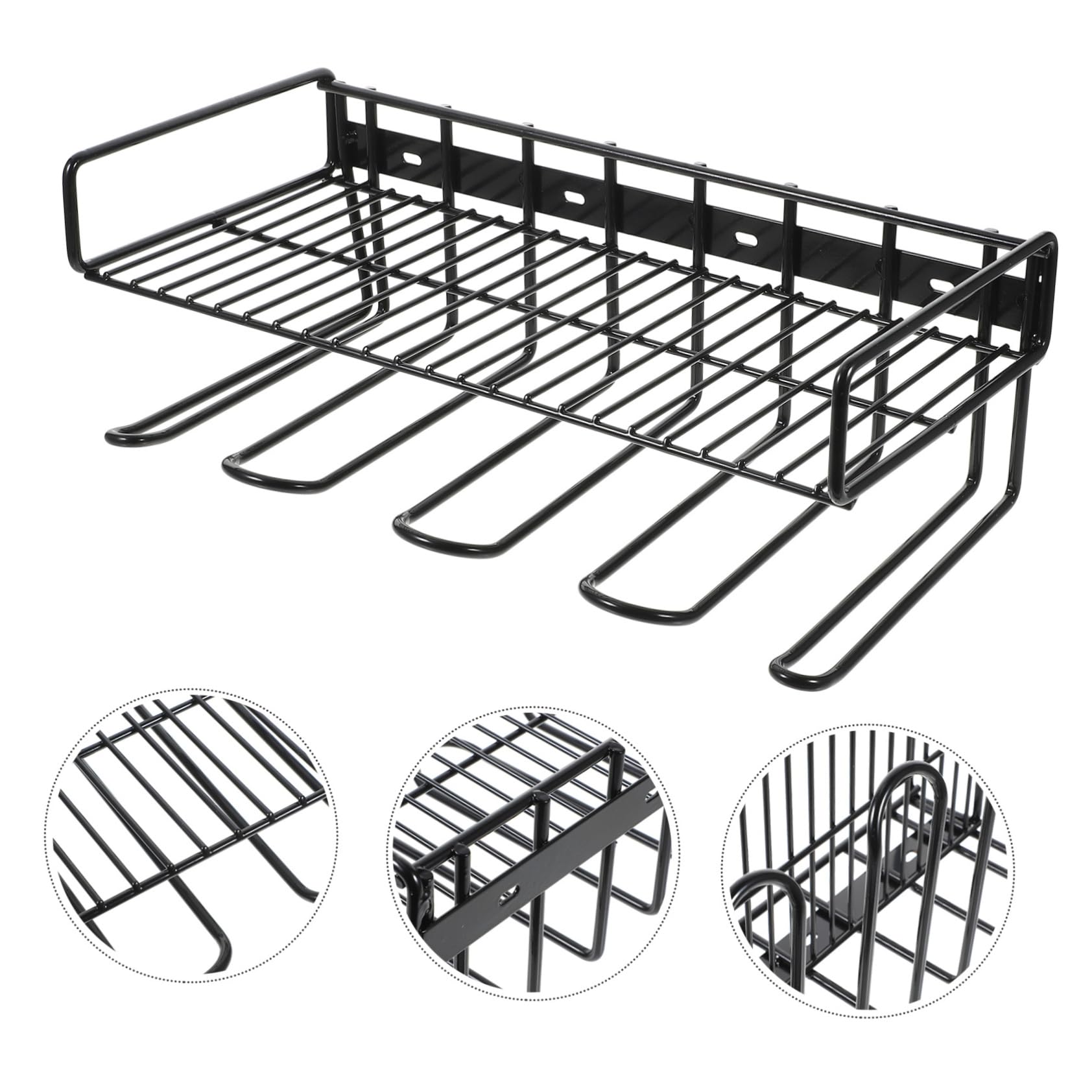 Cabilock Soporte de Herramientas Eléctricas Pared Estante de Almacenamiento de Metal para Taller Organizador de Herramientas Multifuncionales Capacidad para Garaje
