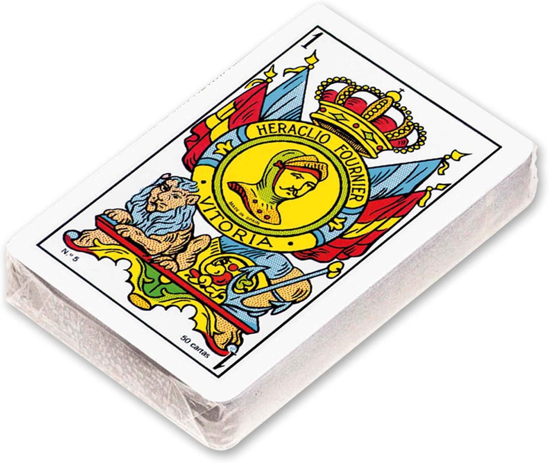 Deck of 50 Fournier Spanish Playing Cards Catalan Face #35 Cello Wrap - Baraja Española Catalana