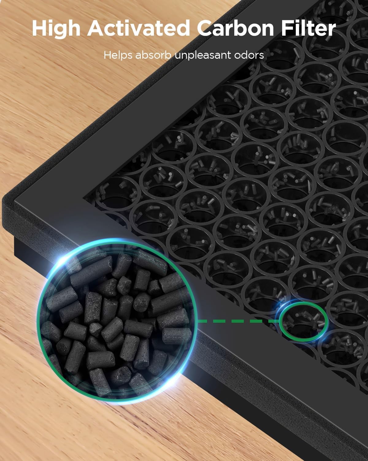 4 Packs MOOKA Genuine Washable Filter Replacement for C300 - Image 4