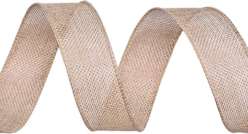 Miniatura 7 de Cinta de arpillera negra con alambre, 1 12 pulgadas, 10 yardas, cinta de yute para decoración de lazos, manualidades, envoltura de regalos, corona,