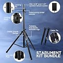 kh Height Adjustable Portable Folding PA/DJ Tripod Speaker Stand 30 gallery image