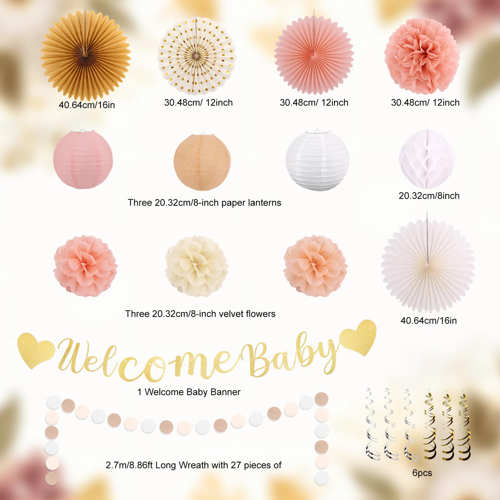 Boho Baby Shower Decorations - Image 2