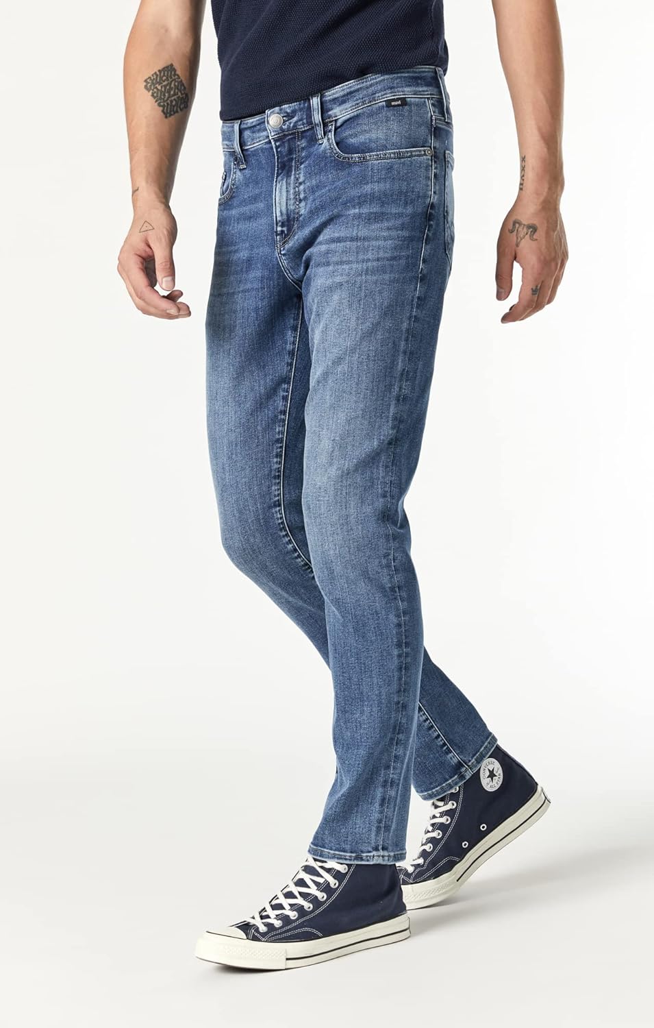 Mavi Men's Steve Mid Rise Athletic Fit Jeans