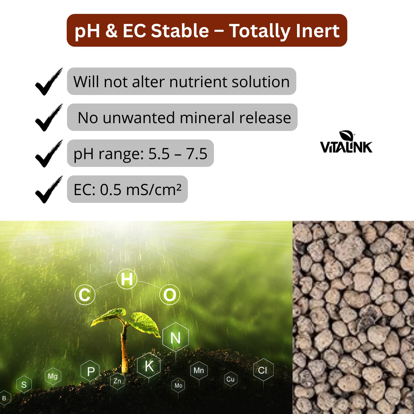 VitaLink Sac de Billes d'argile. 10 l