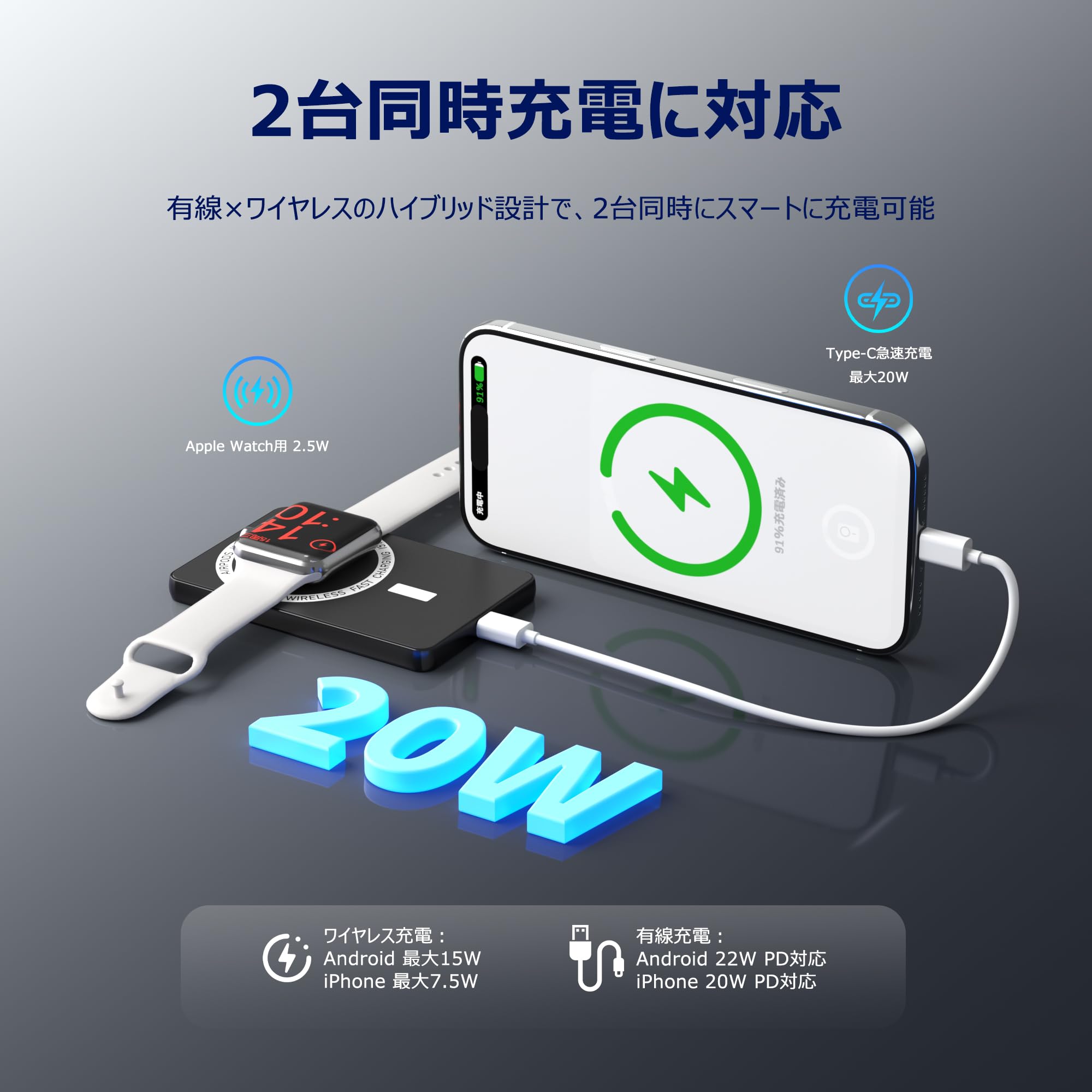 Amazon | SPELEC NEOCORE PRO+ モバイルバッテリー マグセーフ ATL準