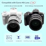 FotoZ 2 in 1 49mm add-on 0.75x Wide Lens with 10x Macro Portion | for Travel Hiking & Landscape Photography for Canon Nikon Mirrorless Cameras Compatible with 49mm Size Camera Lens.