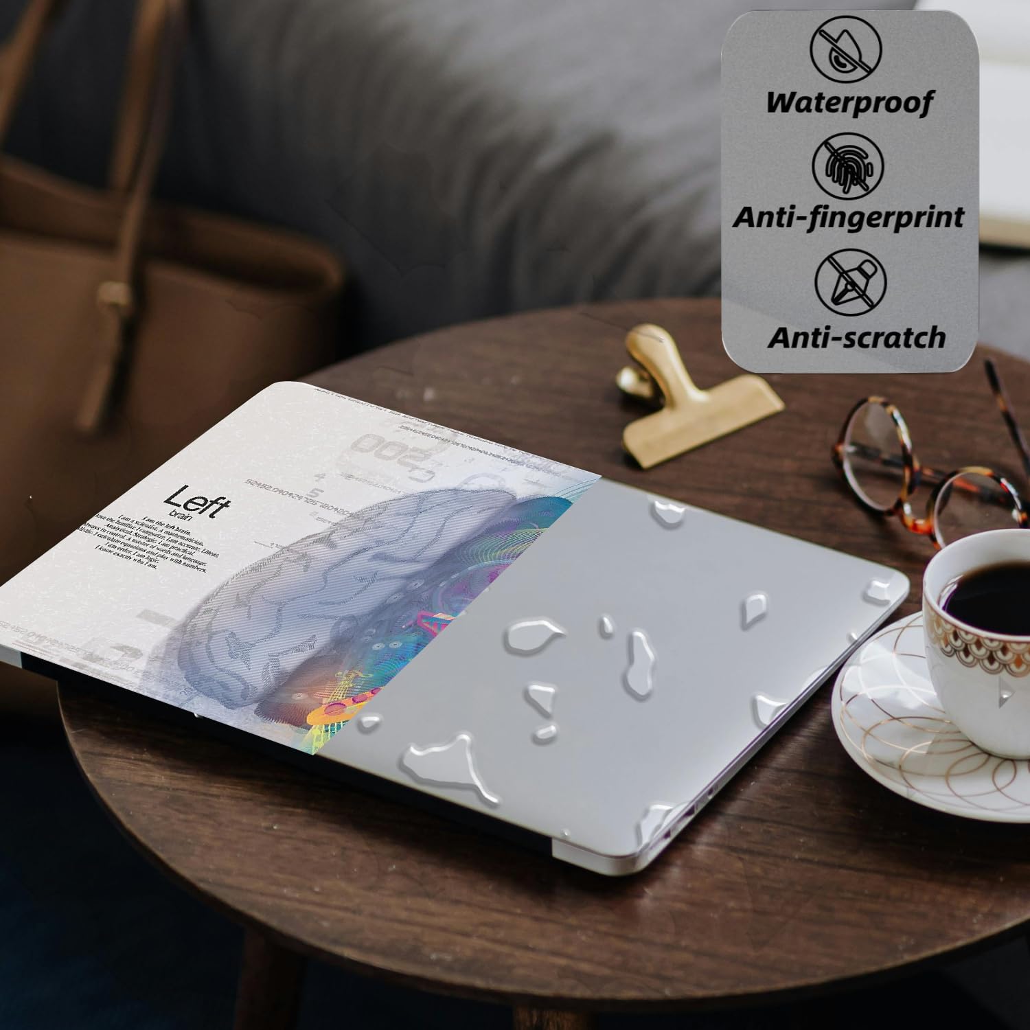 Copertura Compatibile con MacBook Pro 15 Pollici 2019 2018 2017 2016 Modello A1990 A1707 con Touch Bar Touch ID, Protettiva Custodia Rigida in Plastica Cover Case, Idee