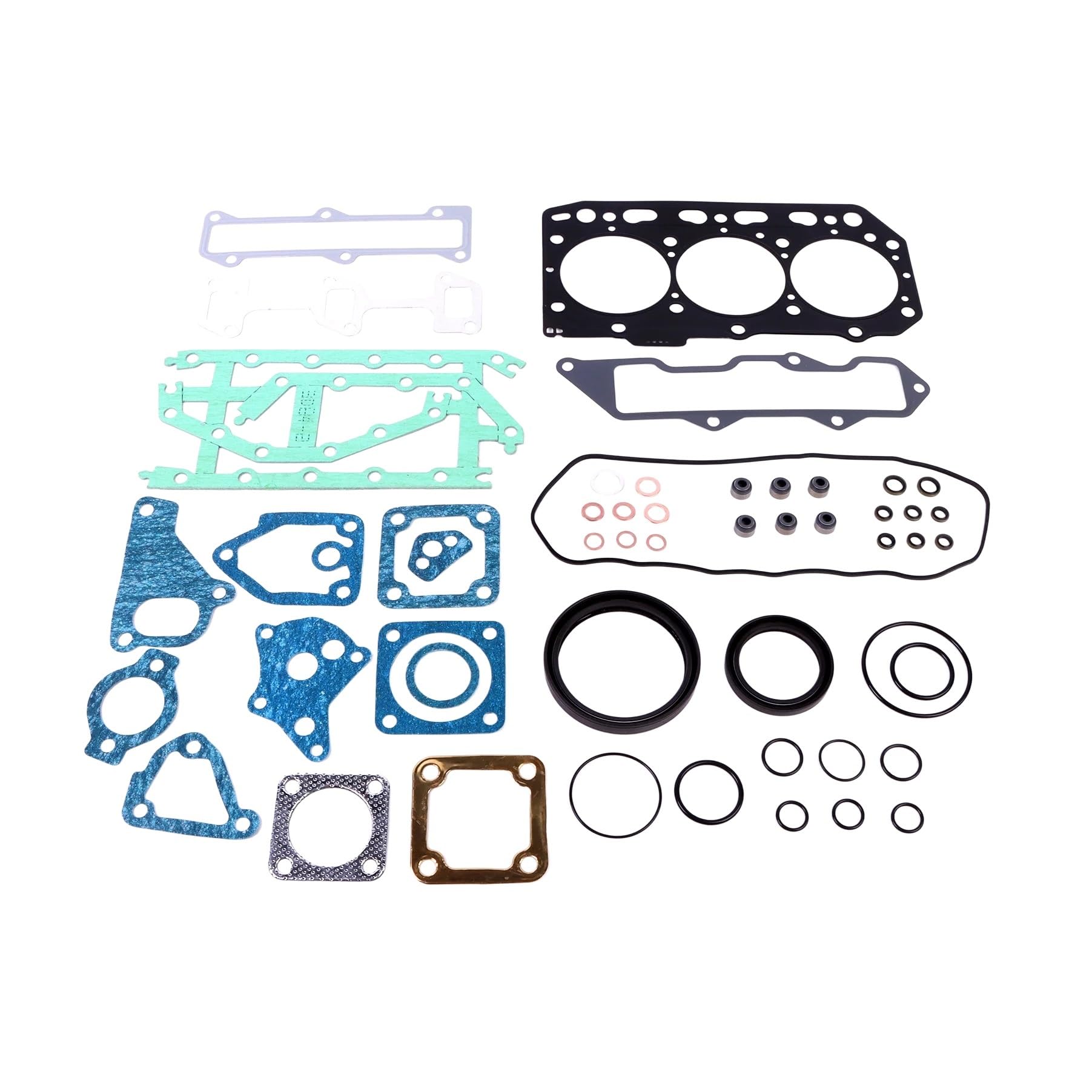 SINOCMP YM729150-92910 YM129001-01340 Kit de juntas de revisión del motor compatible con Yanmar 3TNV88 miniexcavadora cargadora de dirección carretilla elevadora