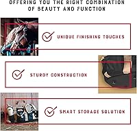 Vista 5 de Weaver Leather Kit de aseo personal, negro/beige, 65-2055-BK