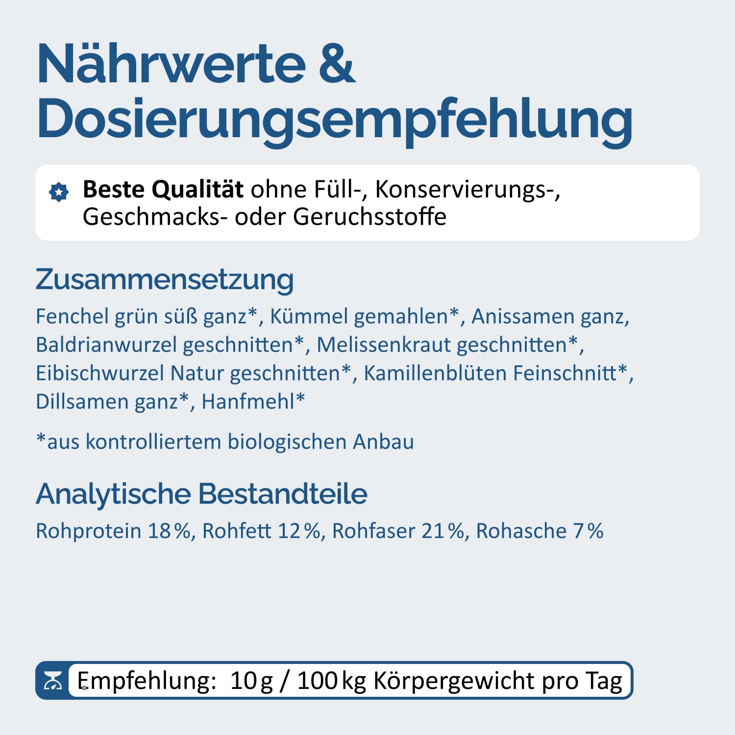 The Horse Vitality Company Magenfein 1 kg Pulver | Ergänzungsfuttermittel für Pferde mit Kräutern & Vitalstoffen | Verdauuung, Koliken, Kotwasser | 100% natürlich | Made in Germany