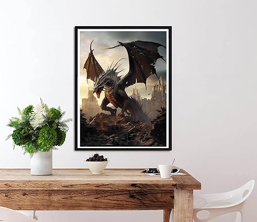 Vista 32 de Diymood Paint by Numbers for Adults Snowman, DIY Oil Painting Christmas Acrylic Paint by Number Kits for Kids Adults Beginner for Home Wall Decor