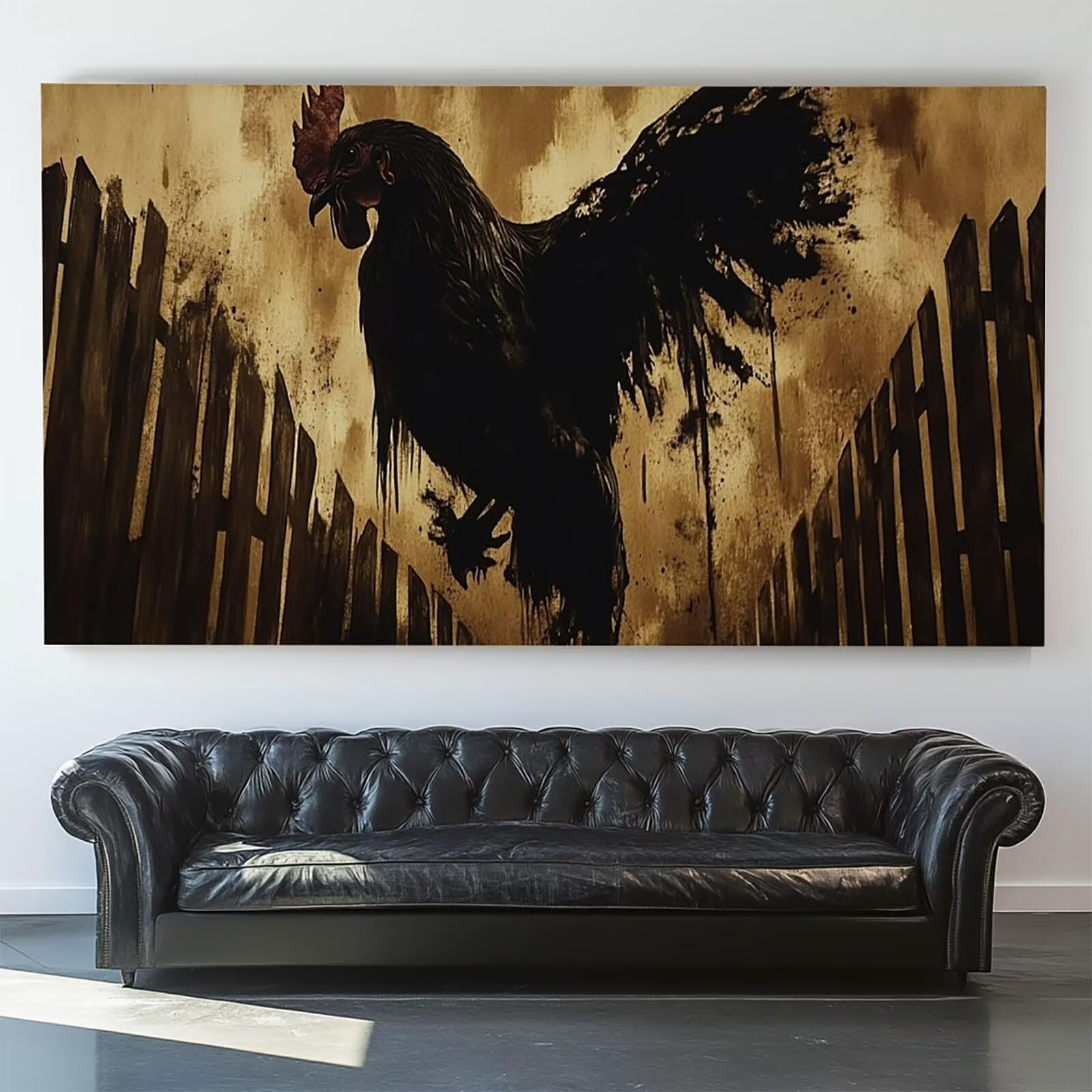 Pintar por Numeros Adultos Pollo, Pintar por Numeros Niños Kit Manualidades Adultos Animal Cuadros para Pintar por Numeros Pintura Acrílico, Cuadros Decorativos Regalos Para Mujer 80X160cm 7w-6-C