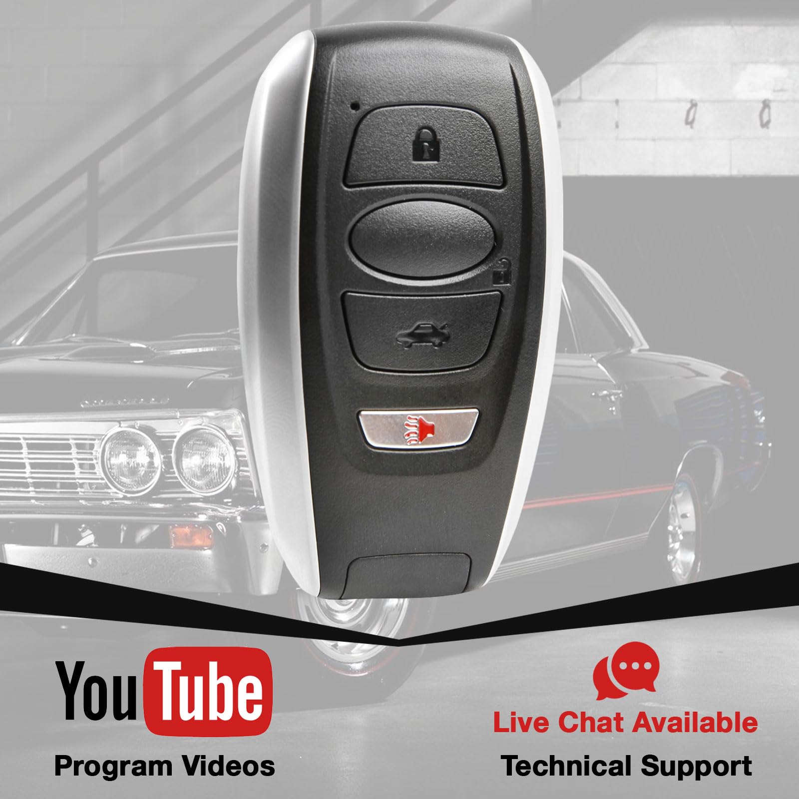 Amazon.com: USARemote Keyless Entry Remote Car Key Fob 4-Button