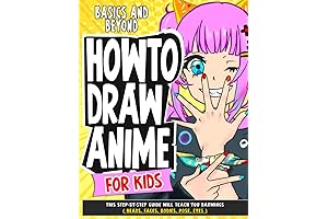 How to Draw Anime for Beginners: Step-by-Step Guide to Drawing Heads, Faces, Bodies, and Poses