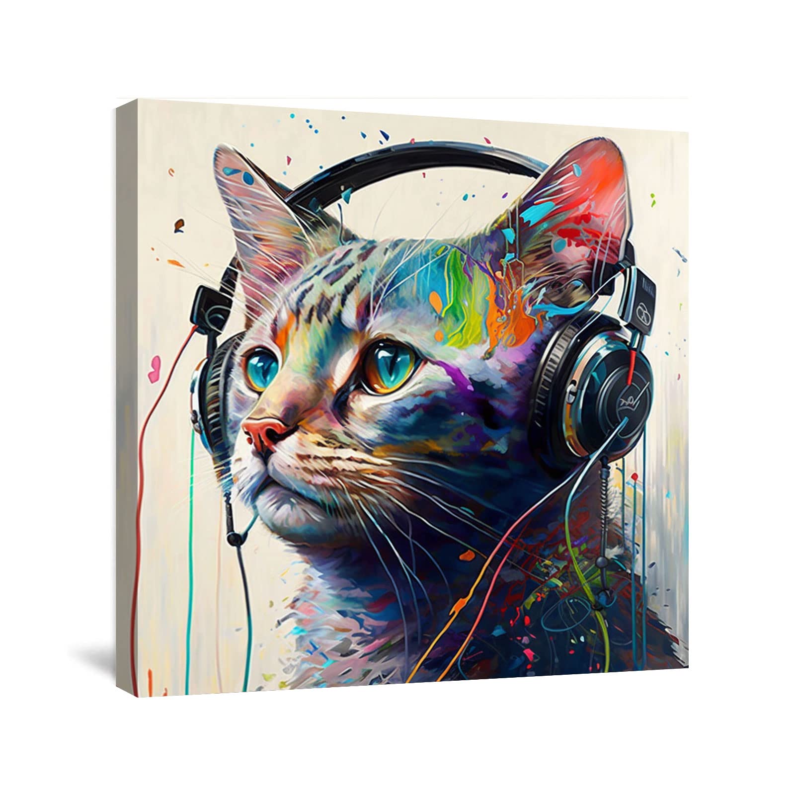 Impression sur toile peinture affiche mur art HD imprimer moderne colorée abstrait