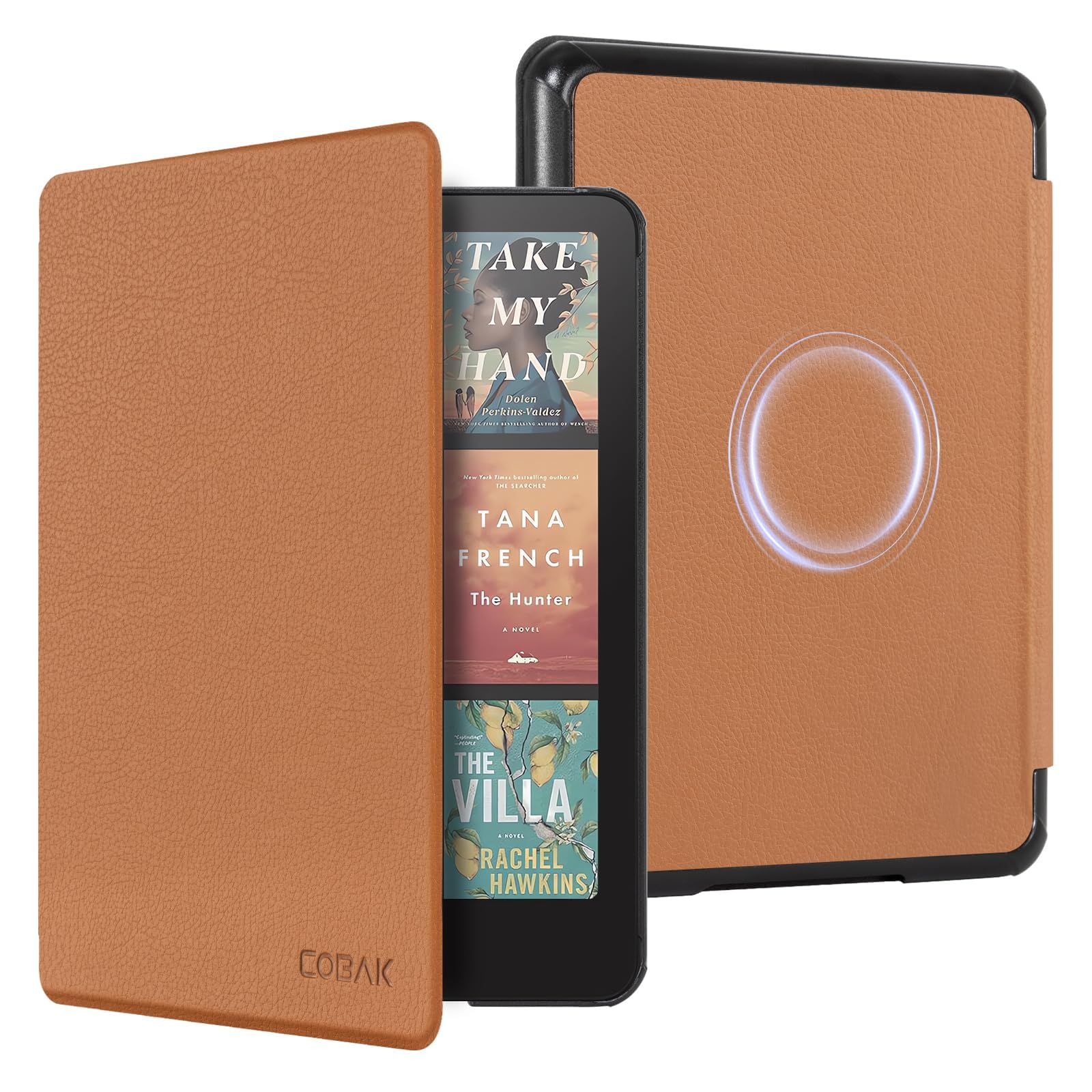 CoBak Case for 7" E-Readers - All New PU Leather Cover with Auto Sleep Wake Feature for E-Readers 2024 Released